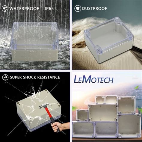 LeMotech ABS Plastic Junction Box Dustproof 